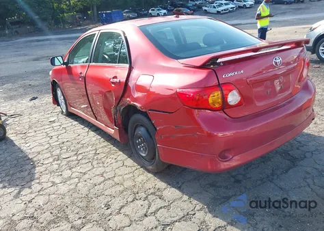 2009 Toyota Corolla S z USA, uszkodzony, nr VIN 2T1BU40E99C018239